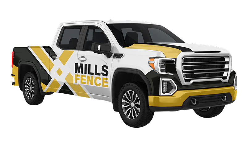 Mills Fence Company Vehicle
