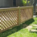 4′ Tall Lattice Good Neighbor Fence