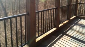 railing on rental property