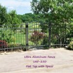 Ultra Aluminum Fence UAF-250 Flat Top with Spear