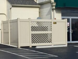 dumpster enclosure