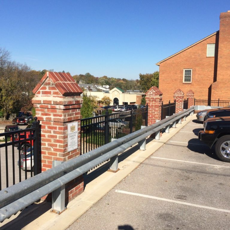 A fence that was put up by a fence company in Ohio